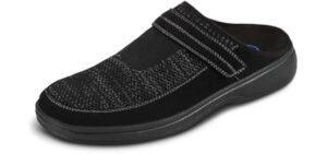 Orthofeet Men's Innovative - Diabetes Slip On Slipper Shoe