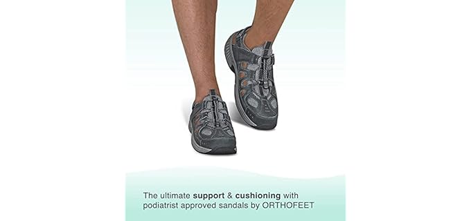 Orthofeet Men's Alpine - Sandal for Bunions