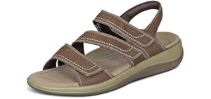 Orthofeet Women's Naxos - Sandals for Plantar Fasciitis