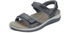 Orthofeet Women's Malibu - Orthopedic Sandals for Extensor Tendonitis