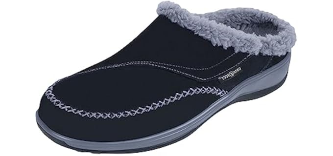 Orthofeet Women's Charlotte - Orthopedic Open Back Slippers