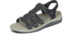 Orthofeet Women's Amalfi - Bunion Coverage Sandals