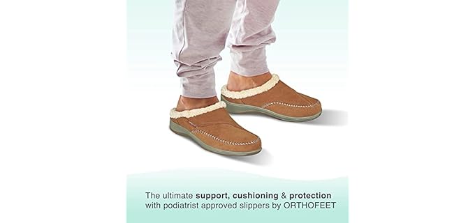Orthofeet Women's Charlotte - Metatarsalgia Slipper