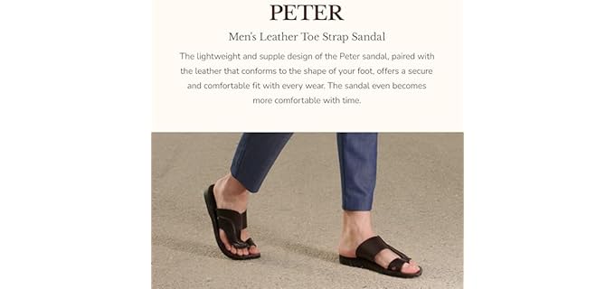 Jerusalem Men's Peter - Sandals with a Toe Loop