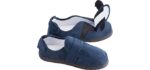 Miles Kimball Men's Plush - Metatarsalgia Slipper with Memory Foam