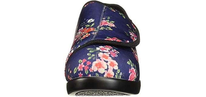 Propet Women's Cush n Foot Printed - Slippers for Foot Pain