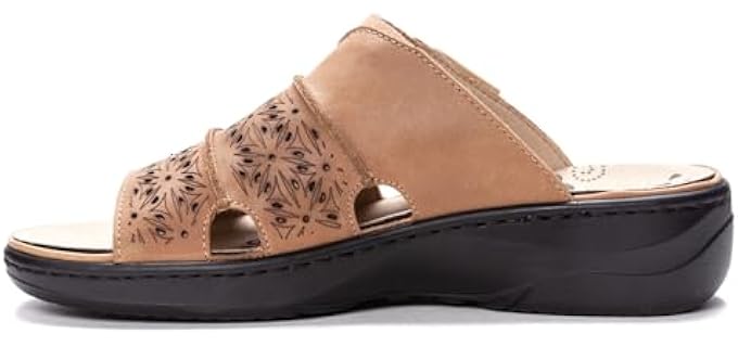 Propét Women's Gertie Slide - Sandals for Wide Feet