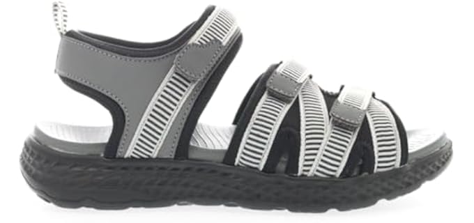 Propét Women's Travelactiv Adventure - Outdoor Sandals for Extensor Tendonitis