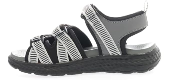 Propét Women's Travelactiv Adventure - Outdoor Sandals for Extensor Tendonitis