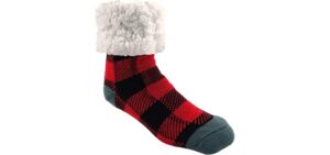 Pudus Men's Cozy - Fluffy Slipper Socks