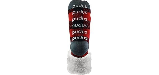 Pudus Men's Cozy - Fluffy Slipper Socks