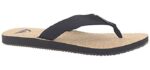 Cushionaire Men's Leah - Cork Flip Flops