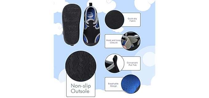 Ranly & Smily Boys's Nerteo - Kids Snorkeling Sandals