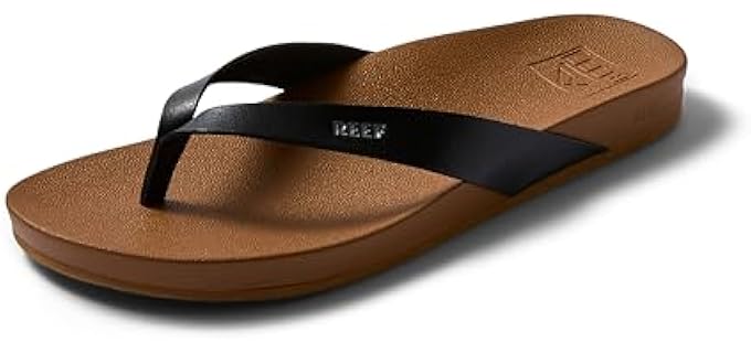 Reef Women's Cushion Court - Flip Flops for Narrow Feet