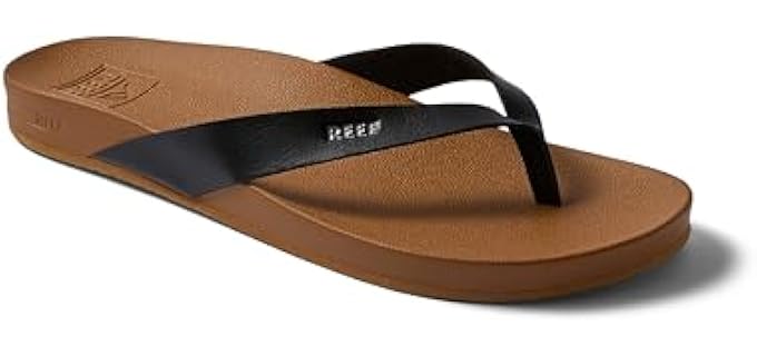 Reef Women's Cushion Court - Flip Flops for Narrow Feet