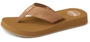 Reef Women's Sandy - Water-Friendly Beach Flip-Flops