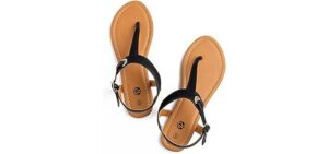 Rekayla Women's Flats - T-Strap Sandals