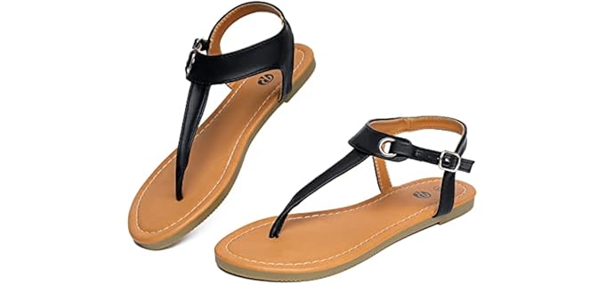 Rekayla Women's Flats - T-Strap Sandals
