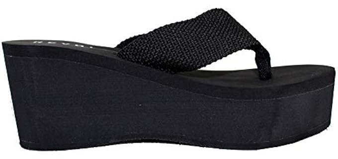 Revol Women's Heat01 - Platform Flip Flops