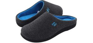 RockDove Men's Original - Memory Foam Slip On Slippers for Diabetics