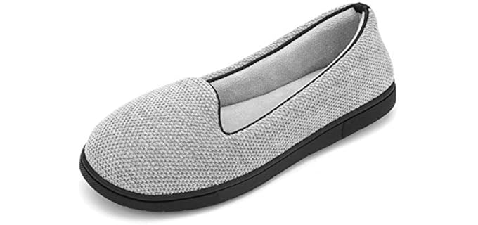 RockDove Women's Chenille - Summer Slipper for Cracked Heels