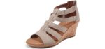 Rockport Women's Briah - Wide Width Wedge Dress Sandal