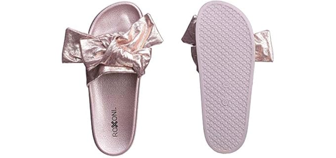 Roxoni Women's Bow Tie - Sandals with a Bow On Top