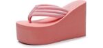 Chunky Women's Wedge - Platform Flip Flops