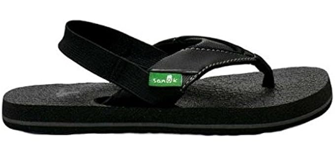 Sanuk Boy's Root Beer - Flip Flops for Kids