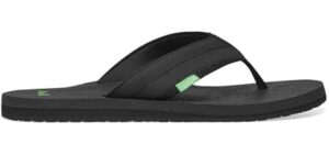 Sanuk Men's Beer Cosy - Minimalist Flip Flop Sandal