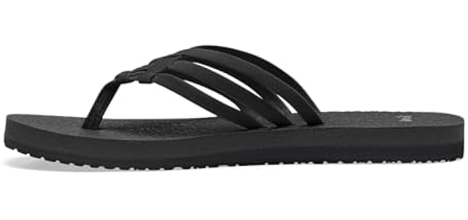 Sanuk Women's Yoga Sandy - Memory Foam Flip Flops
