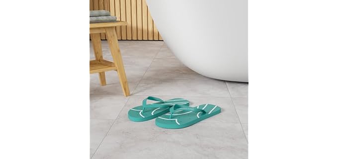 Shower Shoez Women's Non-Slip - Showering Flip Flop