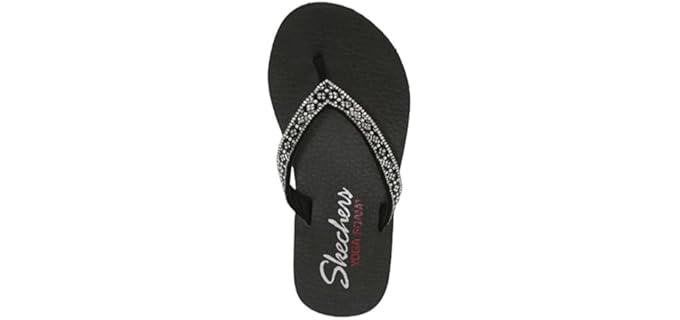 Skechers Women's Cali Meditation - Sandals for Plantar Fasciitis Relief