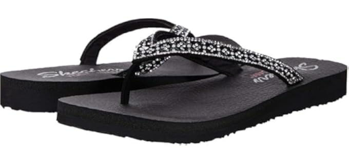 Skechers Women's Cali Meditation - Sandals for Plantar Fasciitis Relief