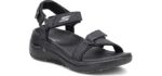 Skechers Women's Arch Fit Athletic - Adjustable Sandals for Diabetic Feet