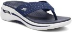 Skechers Women's Go Walk Arch Fit - Wide Width Fit Flip Flops