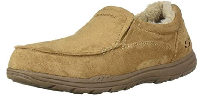 Skechers Men's Expected X Larmen - Memory Foam Slippers