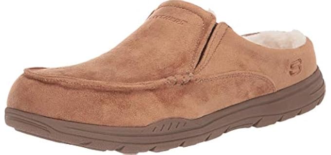 Skechers Men's Expected X - Cracked Heel Slippers