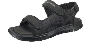 Skechers Men's Flex Advantage Upwell - Minimalist Sports Sandal
