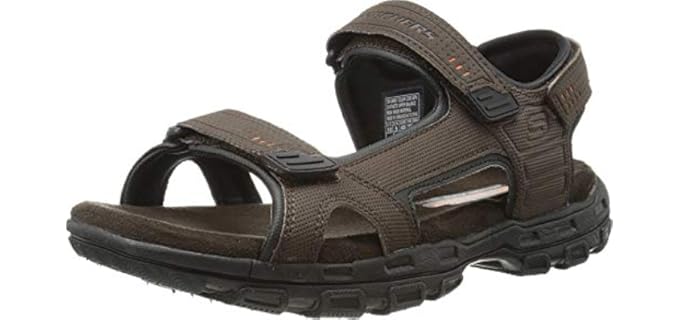 Skechers Men's Louden - Comfortable Memory Foam Sandals