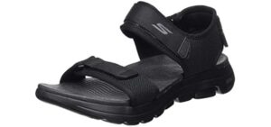 Skechers Men's Open Toe - Sports Sandals for Overweight Individuals