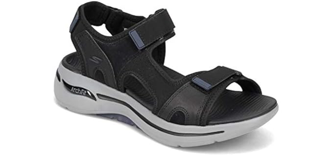 Skechers Men's Arch Fit Mission - Sandals for Hallux Rigidus