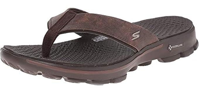 Skechers Men's Go Walk 6 - Wider Fit Flip Flops