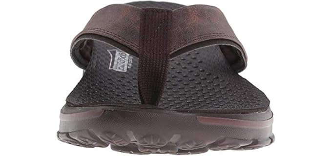 Skechers Men's Go Walk 6 - Wider Fit Flip Flops