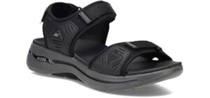 Skechers Men's Arch Fit Athletic - Adjustable Sandals for Diabetic Feet