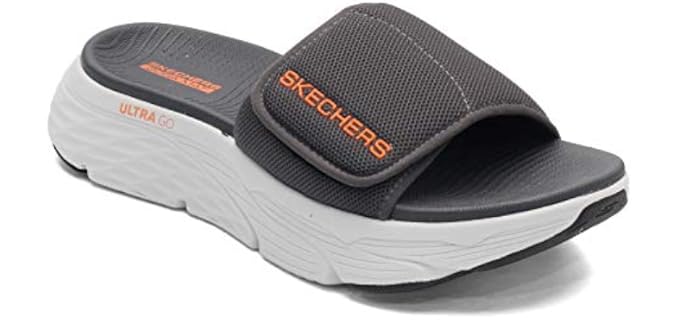 Skechers Men's Max Cushioning - Plantar Fasciitis Sandal
