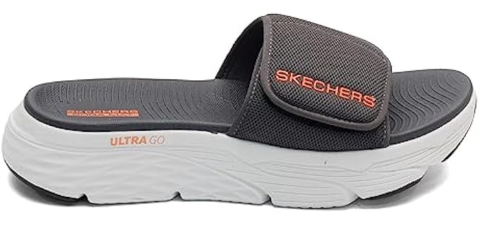 Skechers Men's Max Cushioning - Plantar Fasciitis Sandal