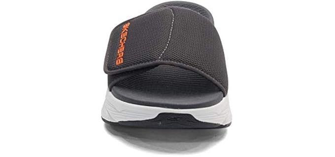 Skechers Men's Max Cushioning Swag - Cushioned Sandals for Teachers