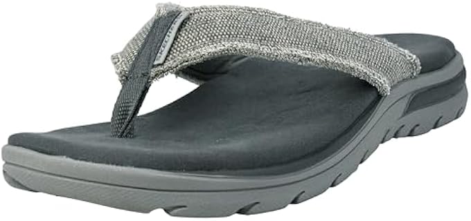 Skechers Men's Supreme Bosnia - Memory Foam Flip Flops