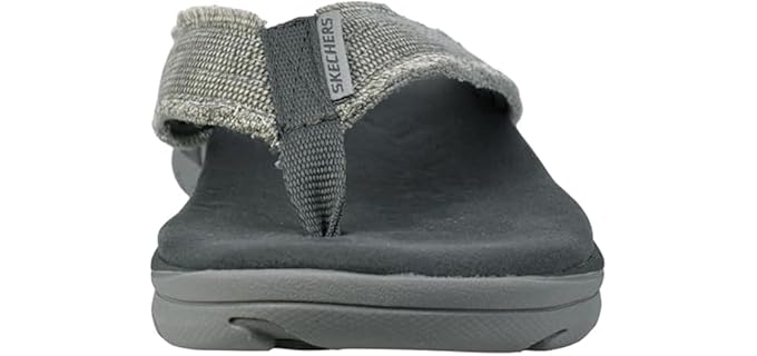 Skechers Men's Supreme Bosnia - Memory Foam Flip Flops